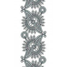 Luxury Wedding Dress Embroidery Lace Design 14364