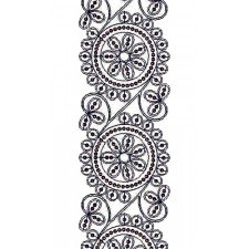Stylish Sequins Lace 14366
