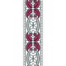 Cording Lace Machine Embroidery Design 14372