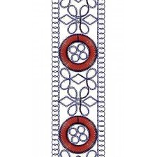Fashion Embroidery Cording Border Lace Design 14378
