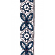 Cording Embroidery Lace Design 14387