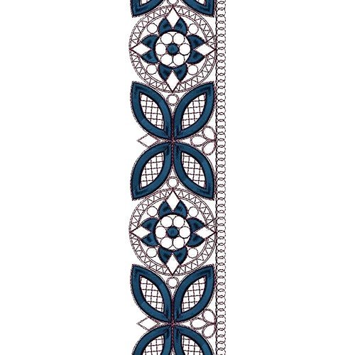 Cording Embroidery Lace Design 14387
