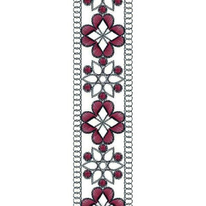 Cording Lace Machine Embroidery Design 14389