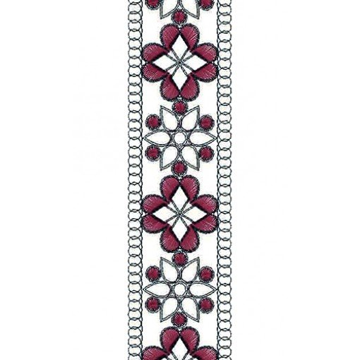 Cording Lace Machine Embroidery Design 14389