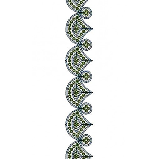 Wedding Collection Of Embroidery Cording Lace Design 14393