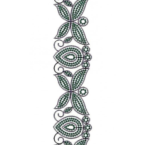 Beautiful Lace Embroidery Design 14395