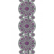 Best Cording & Sequins Embroidery Lace Design 14396