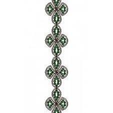 Nice Cording & Sequins Embroidery Design 14398