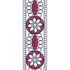 Cording Lace Embroidery Design 14399