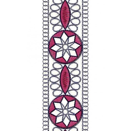 Cording Lace Embroidery Design 14399