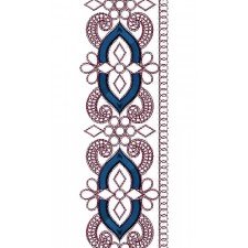 Indian Cording Embroidery Lace Design 14402