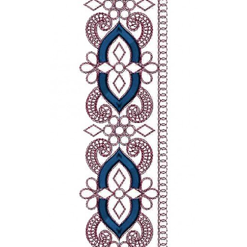 Indian Cording Embroidery Lace Design 14402