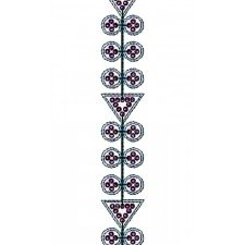 Sequins & Cording Lace Embroidery Design 14403