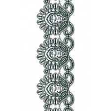 Lace Embroidery Design For Women's Clothing 14405