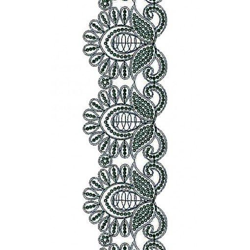 Lace Embroidery Design For Women's Clothing 14405