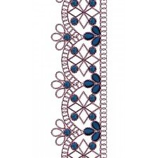 Fashion Trend Collection Lace Embroidery Design 14406