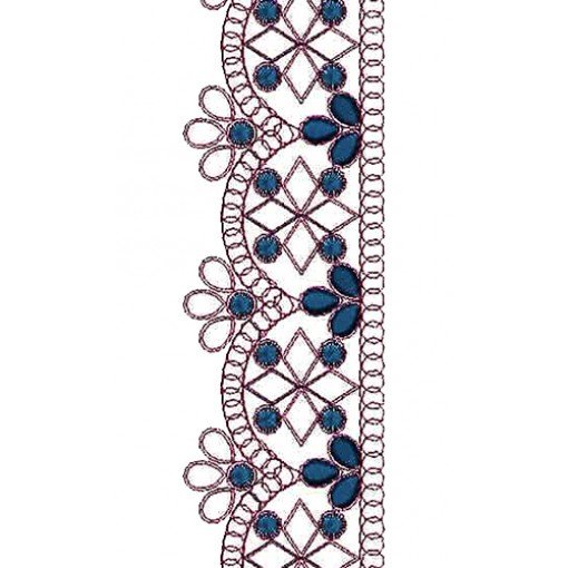 Fashion Trend Collection Lace Embroidery Design 14406