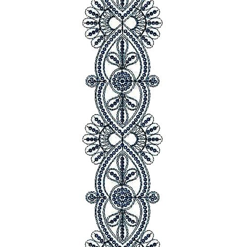 Ivory Cocktail Dresses Lace Embroidery Design 14408