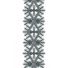 Asian Embroidery Cording Lace Design 14410