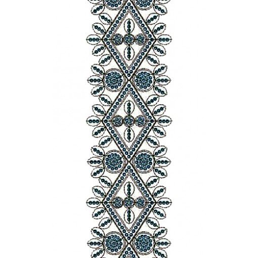 Asian Embroidery Cording Lace Design 14410