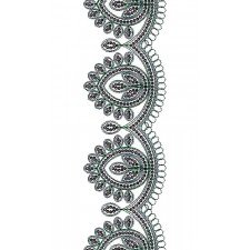 Traditional Special Handwork Bridal Lace Design 14413