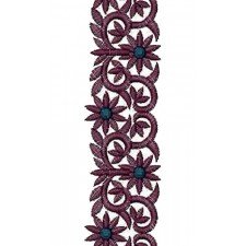 Fancy Lace Embroidery Design 14457