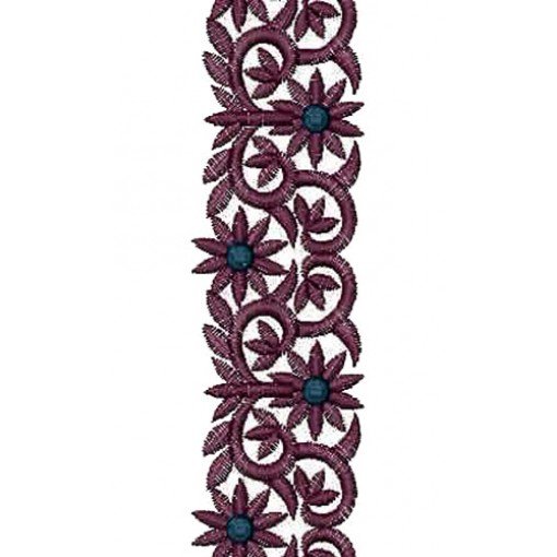 Fancy Lace Embroidery Design 14457