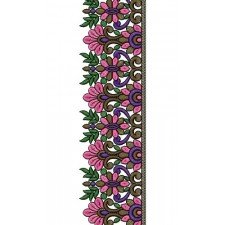 Designer Saree Border Embroidery Design 14458