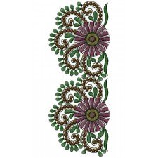 Party Wear Embroidery Lace Design 14663