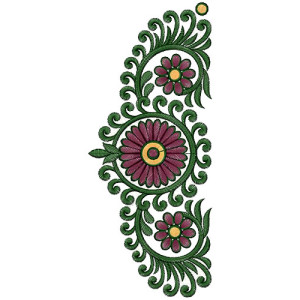 Eid Special Clothing Lace Embroidery Design 14664