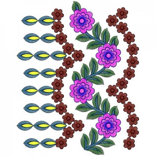 Embroidery Digitizing Border Embroidery Design 14816