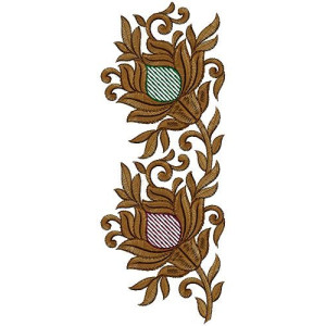 Suit Embroidery Pattern 14905