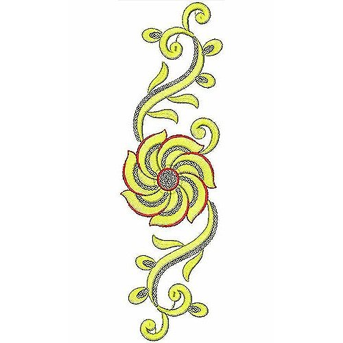 Nice Border Embroidery Design 1501