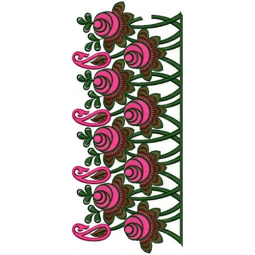 Fancy Lace Embroidery Design 15035