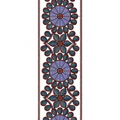 Wedding Saree Lace Embroidery Design 15153