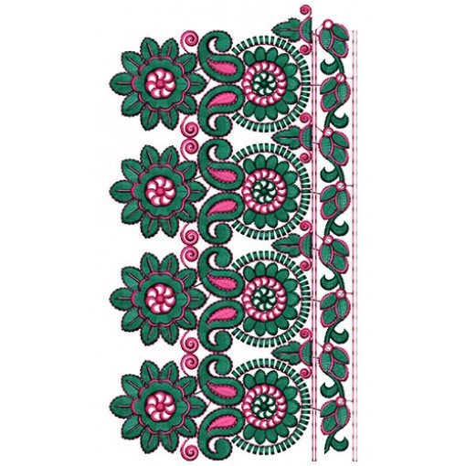 Mango Lace Embroidery Design 15159