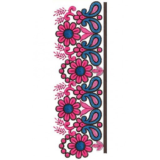 Latest Blouse Lace Embroidery Design 15432