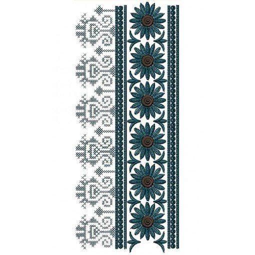 Hyderabad Clothing Lace Embroidery Design 15437