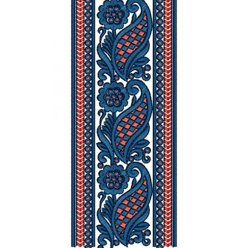 Exquisite Embroidery Lace Border Design 15512