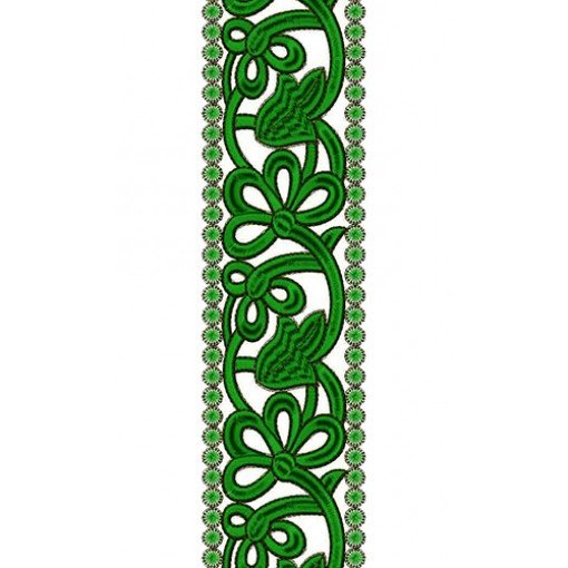 Smoldering Lace Border Design 16027