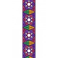 Multi Colour Lace Design 16029