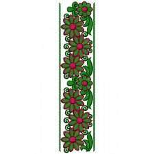 Printed Lace Border Design 16052