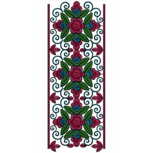 Casual Lace Border Design 16057