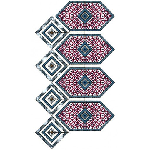 Lace Patta Work Design 16132