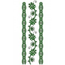 Lace Border Embroidery Design 16320