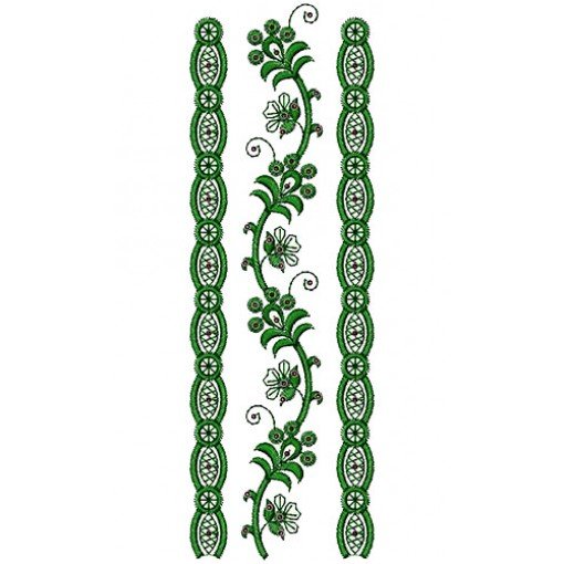 Lace Border Embroidery Design 16320