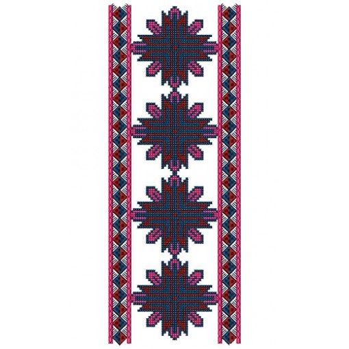 Gujrati Cross Stitch Lace Design 16405