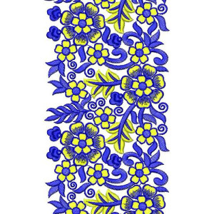 Flower Lace Border Design 16494