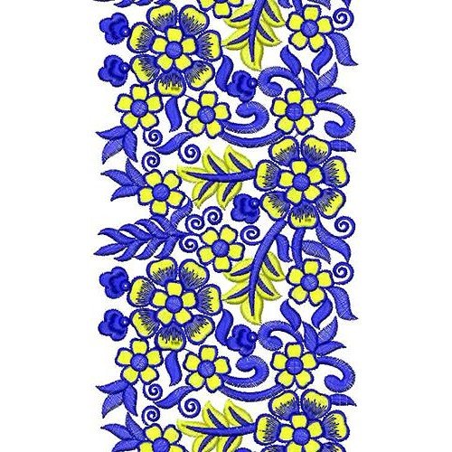 Flower Lace Border Design 16494