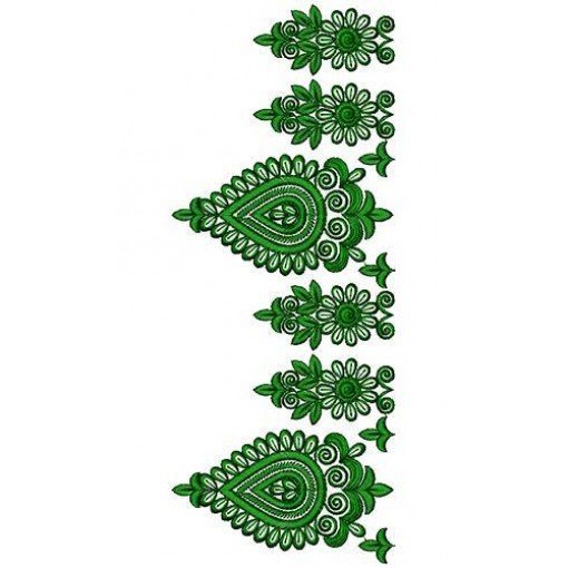 Fabric Computer Lace Embroidry Design 16526